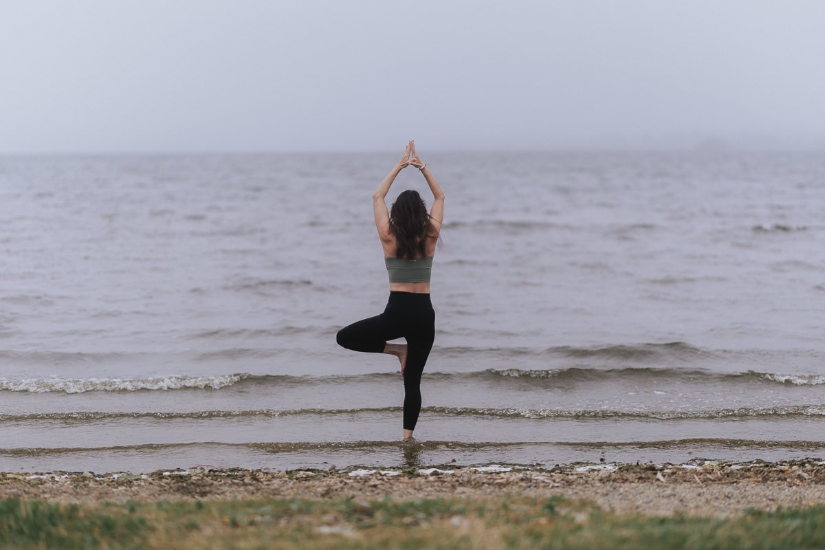 small yoga business photo shoot